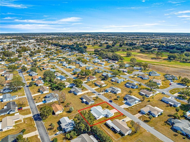 drone / aerial view