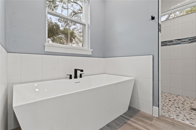 bathroom with a bathing tub