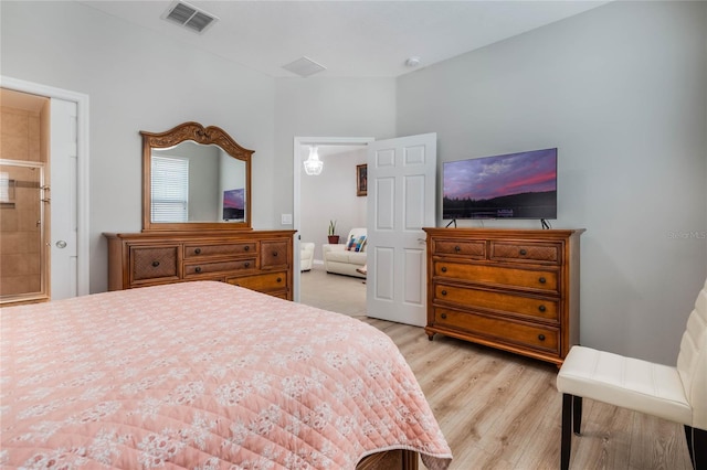 17523 Promenade Dr, Clermont, FL 34711 - bedroom featuring light hardwood / wood-style floors