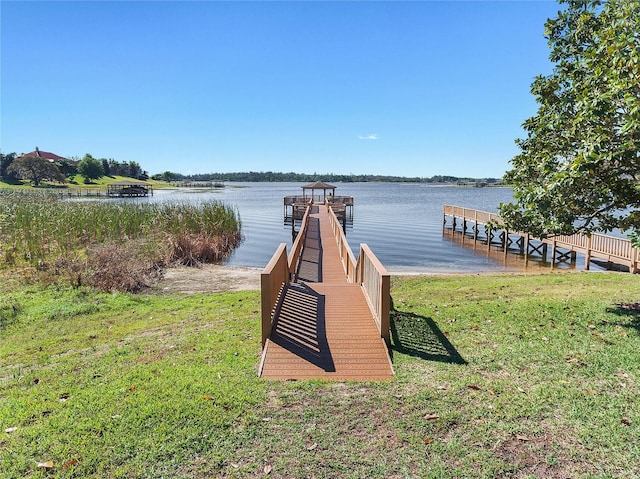 17523 Promenade Dr, Clermont, FL 34711 - view of dock with a water view