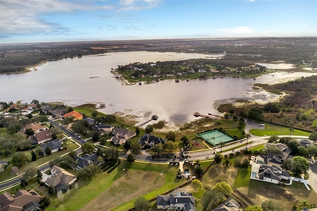 17523 Promenade Dr, Clermont, FL 34711 - drone / aerial view with a water view