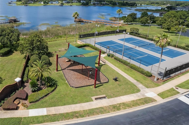 17523 Promenade Dr, Clermont, FL 34711 - birds eye view of property featuring a water view
