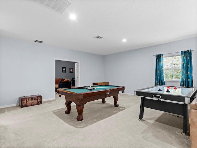 887 Daisy Hill Ct, Apopka, FL 32712 - recreation room with light colored carpet and billiards