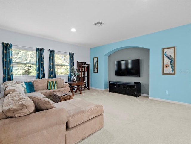 887 Daisy Hill Ct, Apopka, FL 32712 - view of carpeted living room