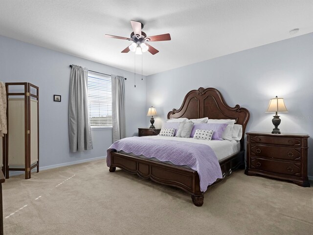 887 Daisy Hill Ct, Apopka, FL 32712 - bedroom featuring light colored carpet and ceiling fan