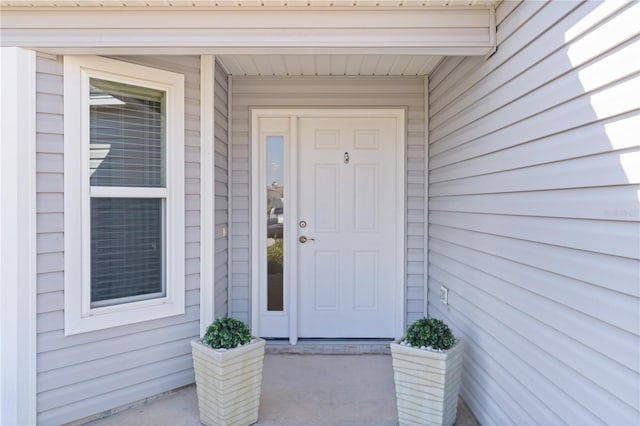 view of entrance to property