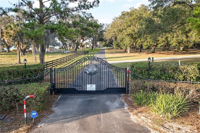 view of gate