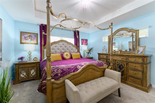 6576 Merrill Ln, The Villages, FL 34762 - carpeted bedroom with a textured ceiling
