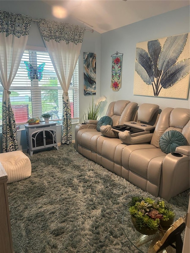 6576 Merrill Ln, The Villages, FL 34762 - living room with carpet flooring