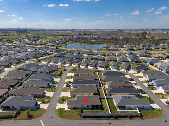 6576 Merrill Ln, The Villages, FL 34762 - birds eye view of property featuring a residential view and a water view