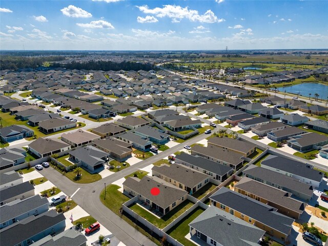 6576 Merrill Ln, The Villages, FL 34762 - bird's eye view featuring a residential view and a water view