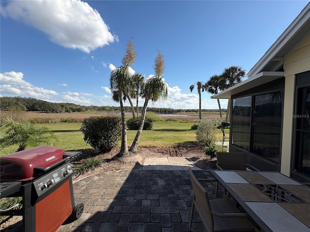1152 Villa Ln Unit 104, Apopka, FL 32712 - view of patio featuring a rural view