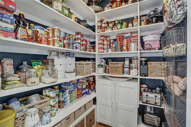 view of pantry