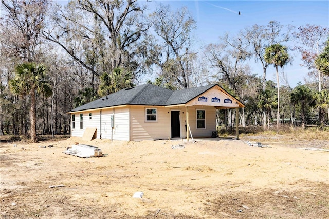 view of property in mid-construction