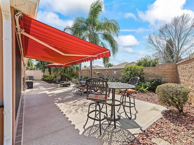 view of patio