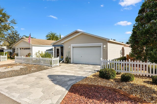 view of ranch-style home