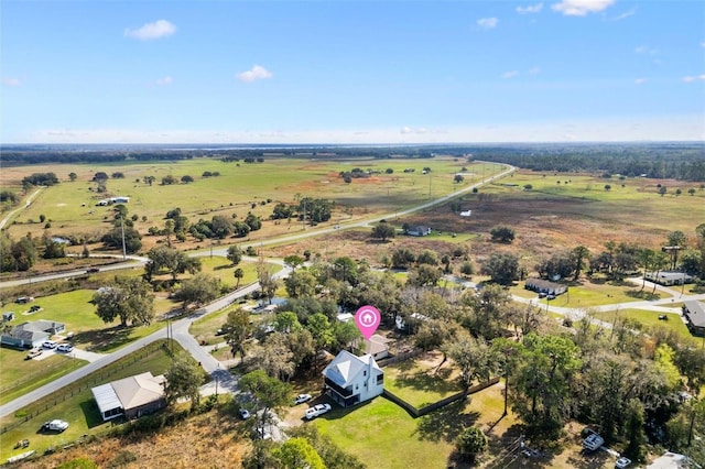 4723 Crk 306, Lake Panasoffkee, FL 33538 - birds eye view of property featuring a rural view