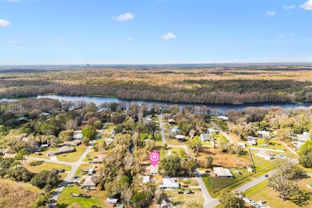 4723 Crk 306, Lake Panasoffkee, FL 33538 - birds eye view of property featuring a water view