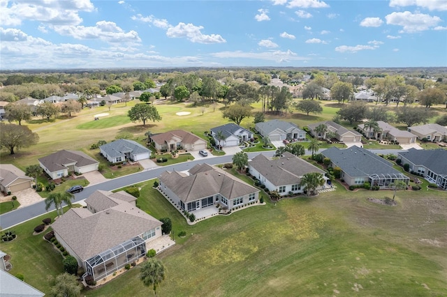 drone / aerial view featuring a residential view