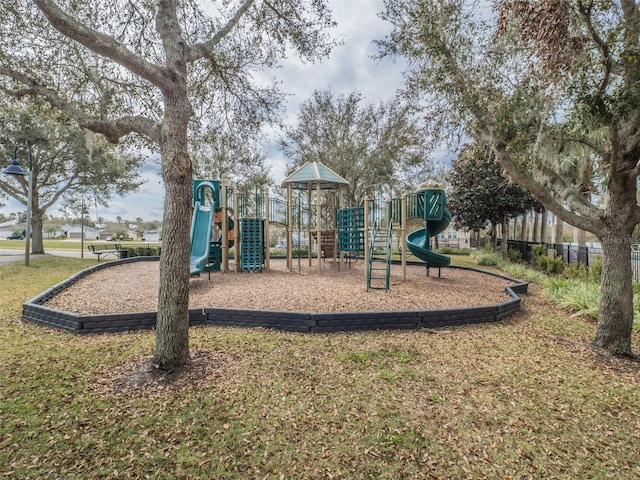 view of community playground