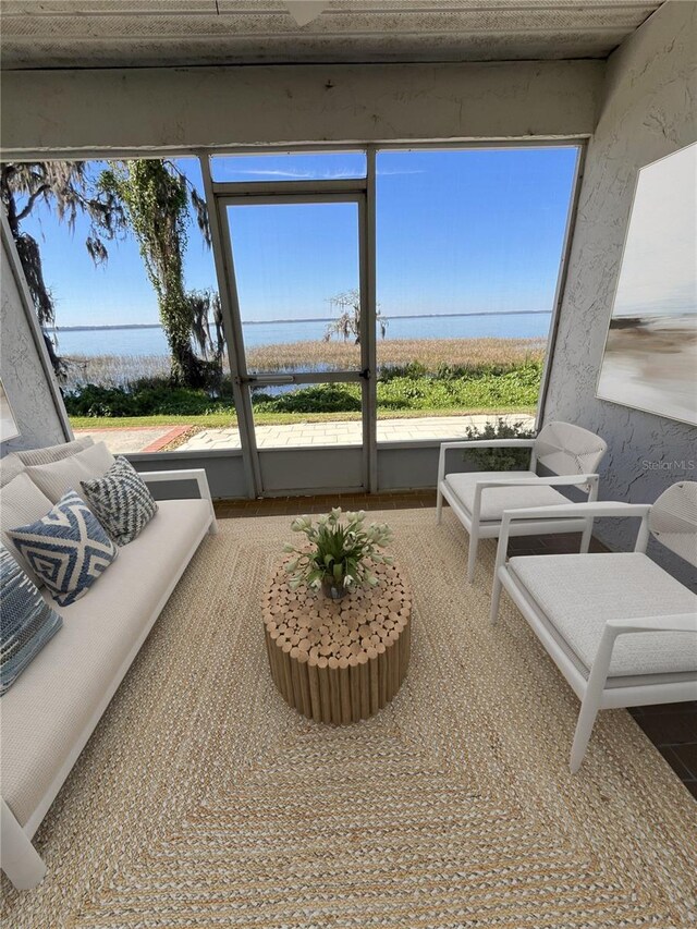 sunroom featuring a wealth of natural light