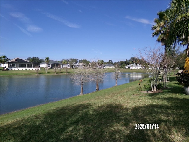 view of water feature