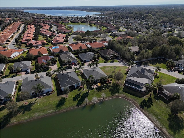 10173 Julia Isles Ave, Oxford, FL 34484 - aerial view with a residential view and a water view