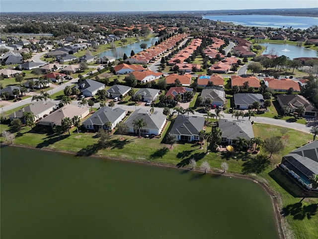 10173 Julia Isles Ave, Oxford, FL 34484 - drone / aerial view with a residential view and a water view