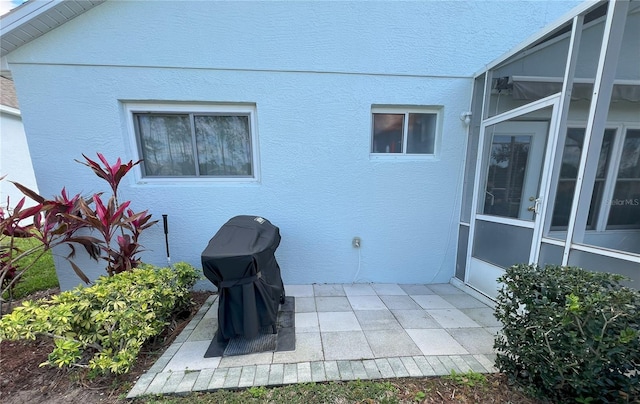 view of patio / terrace featuring area for grilling