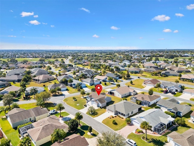 birds eye view of property featuring a residential view