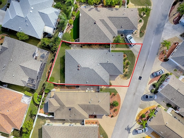 591 Statesburg St, The Villages, FL 32162 - birds eye view of property featuring a residential view