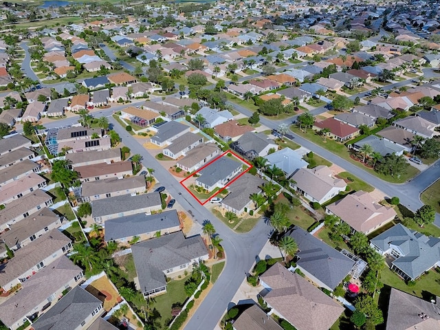 591 Statesburg St, The Villages, FL 32162 - birds eye view of property featuring a residential view