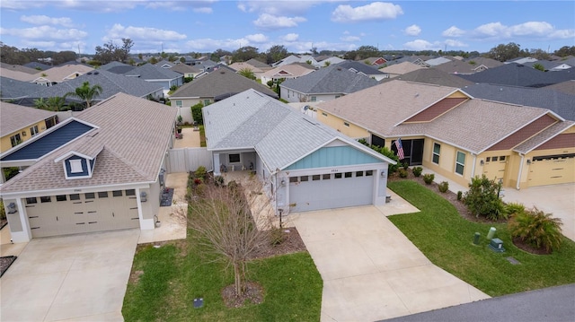 bird's eye view featuring a residential view