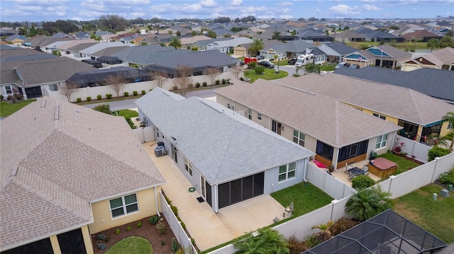 bird's eye view featuring a residential view