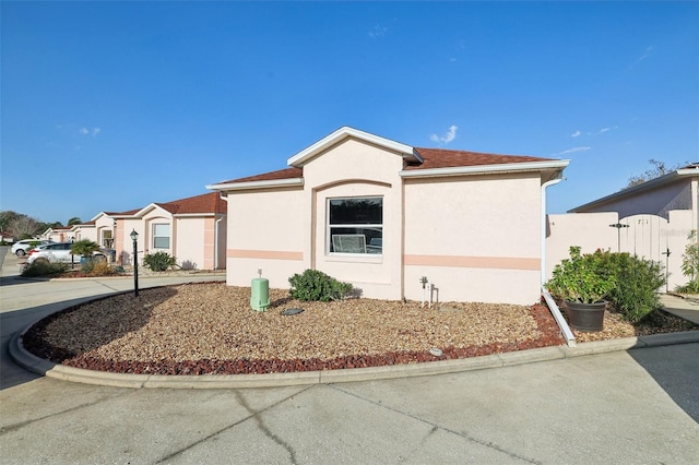 view of front of house with stucco siding