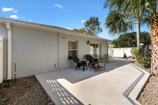 view of patio / terrace with fence