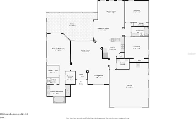 5135 Aurora Dr, Leesburg, FL 34748 - floor plan