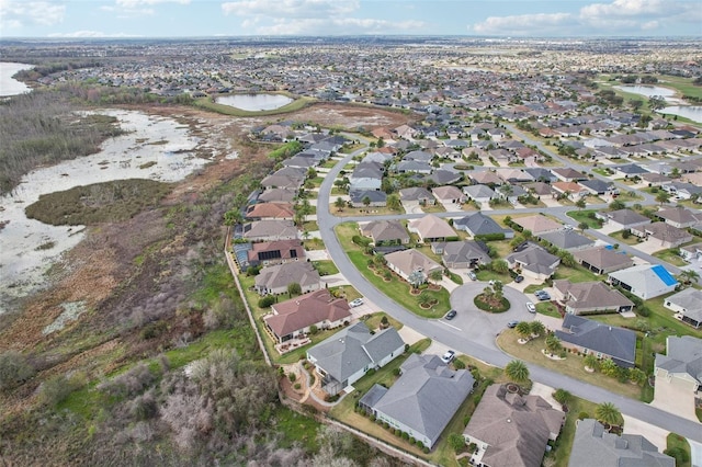 960 Pickering Path, The Villages, FL 32163 - bird's eye view featuring a water view and a residential view