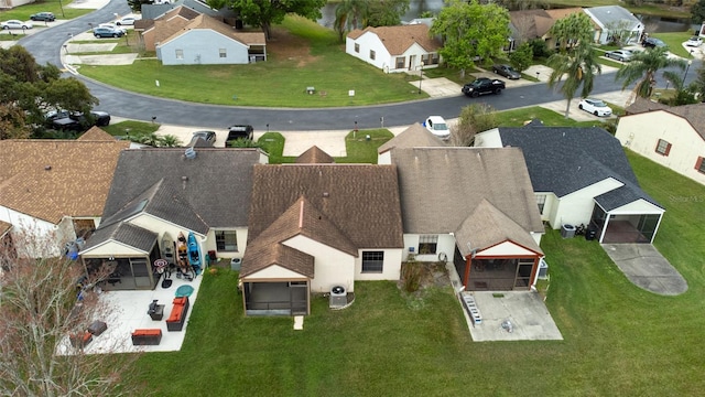 bird's eye view featuring a residential view