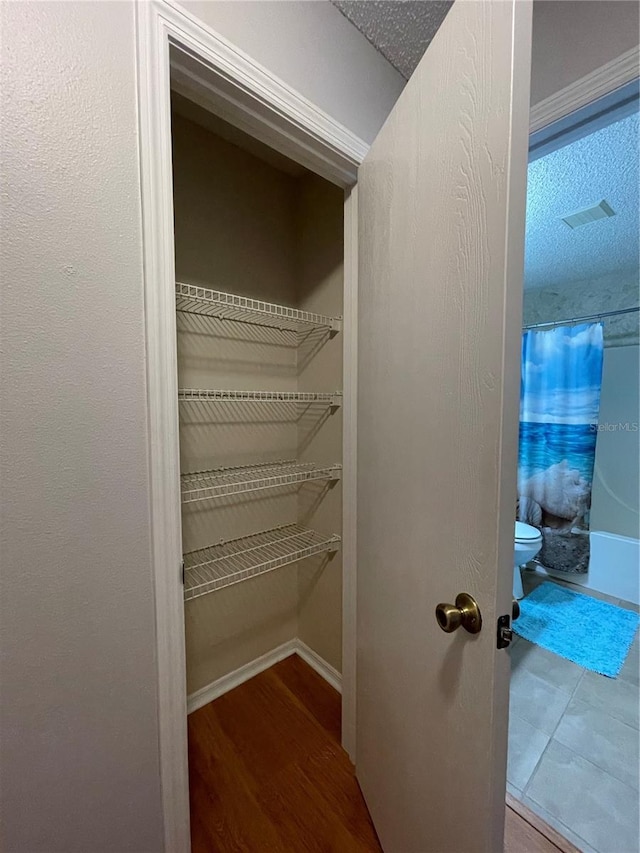 view of closet