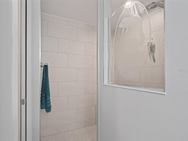 bathroom with walk in shower