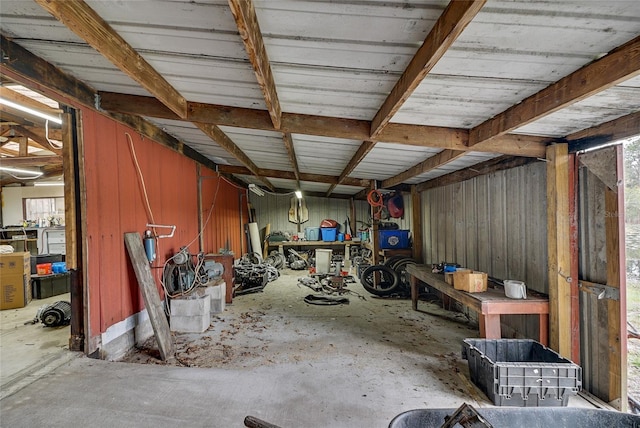 storage room featuring a garage