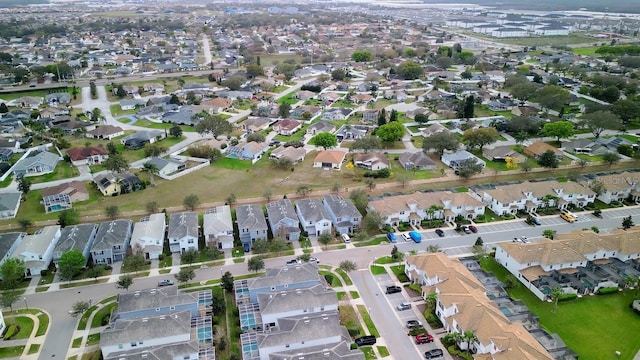 aerial view featuring a residential view