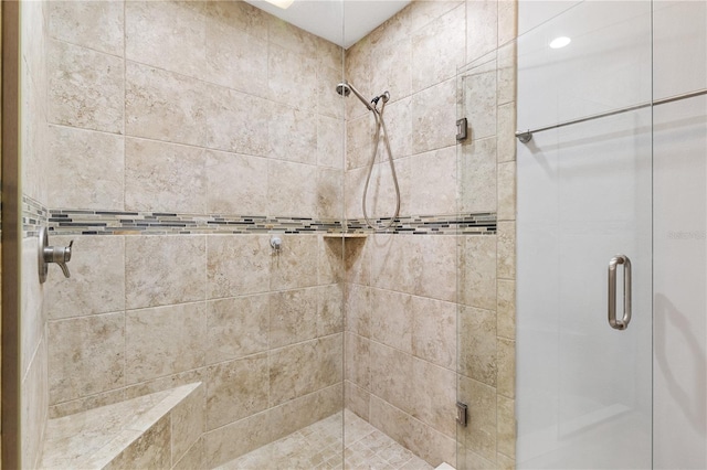 full bath with a stall shower