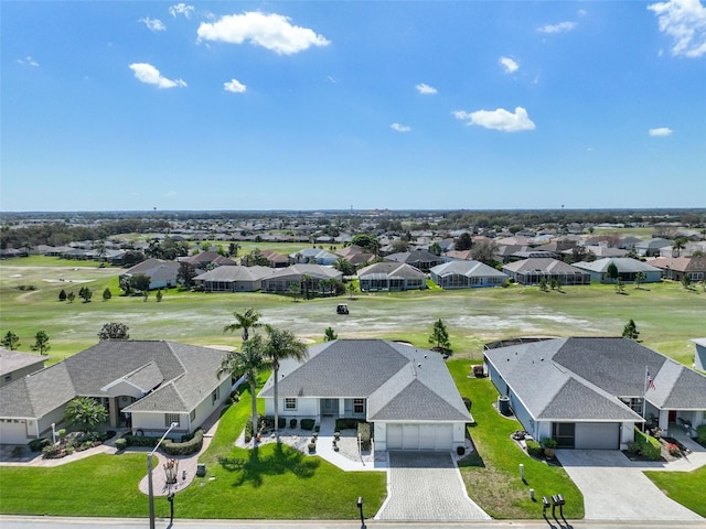 drone / aerial view featuring a residential view