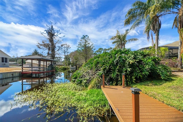 12338 S Putney Ct, Leesburg, FL 34788 - view of dock featuring a water view
