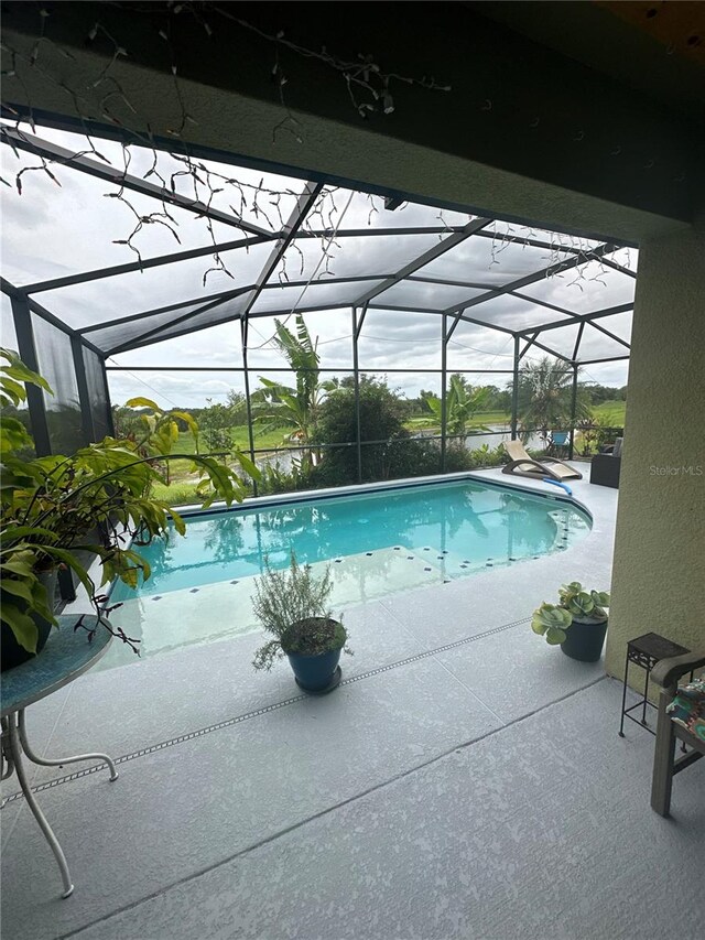 3629 Maidencain St, Clermont, FL 34714 - outdoor pool featuring a patio area and a lanai