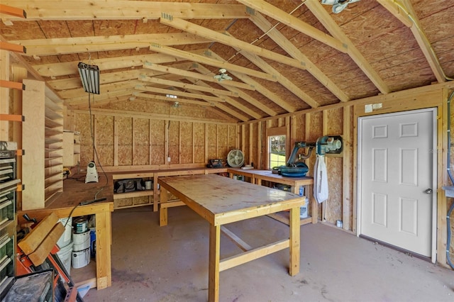 view of storage room