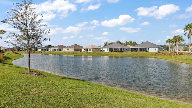 water view with a residential view