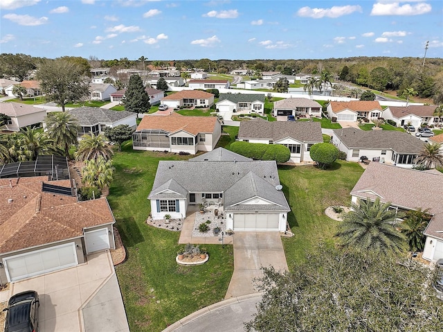 birds eye view of property featuring a residential view